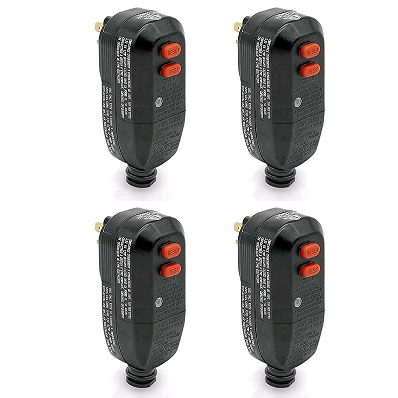 4X GFCI Replacement Plug 3-Prongs 15A 3-Wires With Ground Fault Circuit Interrupter Safety RCD Protection US Plug
4X GFCI Replacement Plug 3-Prongs 15A 3-Wires With Ground Fault Circuit Interrupter Safety RCD Protection US Plug