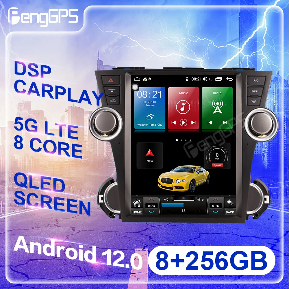 Android 12.0 Auto Car Radio For Toyota Highlander 2009-2013 Multimedia Player GPS Navigation Touch Screen Head Unit DSP Carplay
Android 12.0 Auto Car Radio For Toyota Highlander 2009-2013 Multimedia Player GPS Navigation Touch Screen Head Unit DSP Carplay