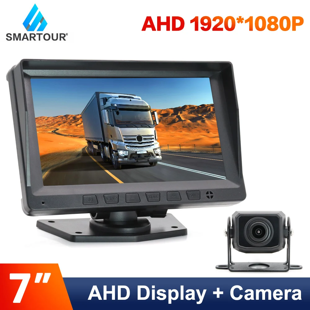 Car Monitor 7 Inch Car Screen AHD Display Back Up Camera for Harvester RV Truck Parking Rear View System Cameras TFT LCD Monitor
Car Monitor 7 Inch Car Screen AHD Display Back Up Camera for Harvester RV Truck Parking Rear View System Cameras TFT LCD Monitor