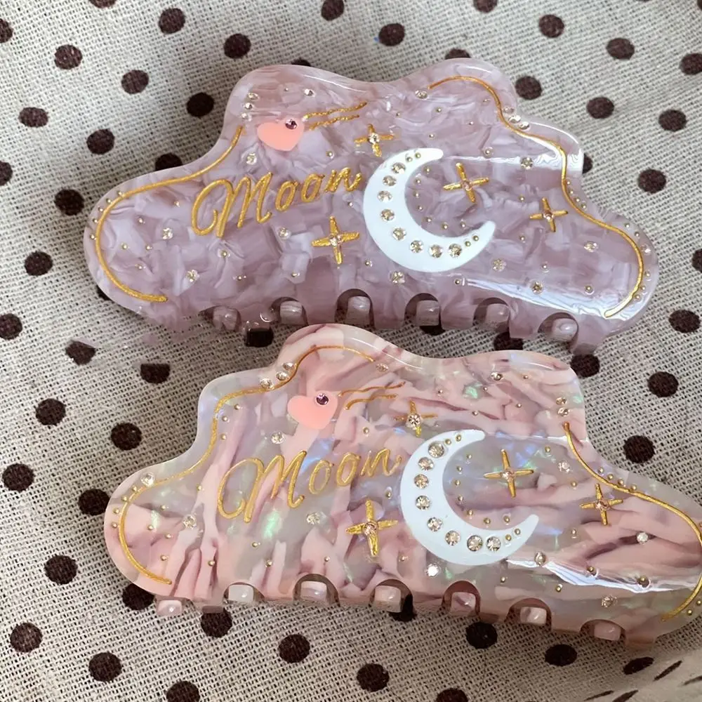 Acetate Star Moon Acetic Acid Hair Claw Creative Pentagram Zircon Rhinestones Hair Clip Heart Cloud Letter Shark Clip Female
Acetate Star Moon Acetic Acid Hair Claw Creative Pentagram Zircon Rhinestones Hair Clip Heart Cloud Letter Shark Clip Female