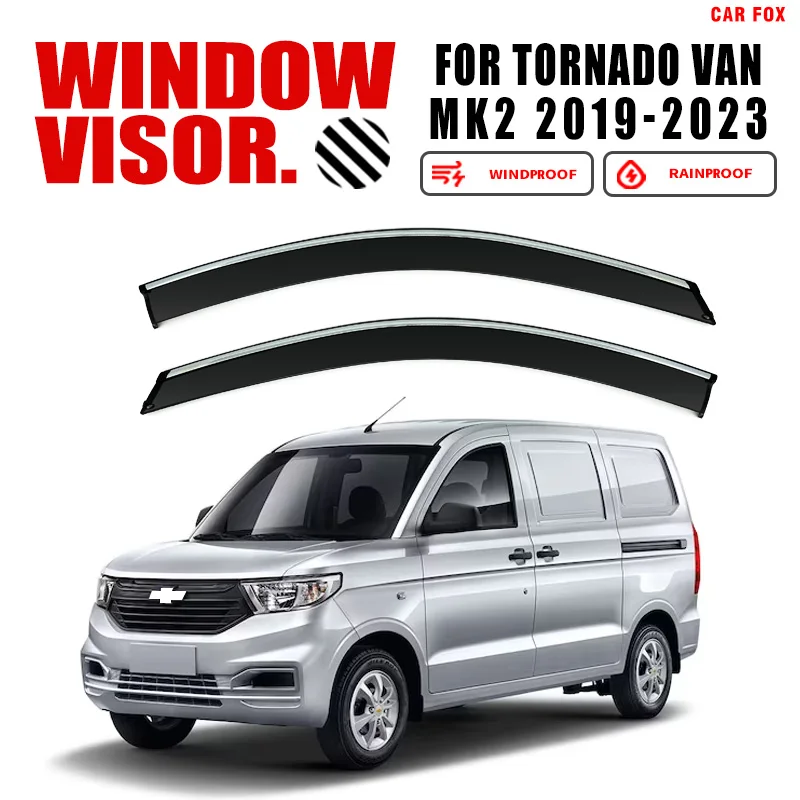 For CHEVROLET Tornado Van 2019-2023 Plastic Window Visor Vent Shades Sun Rain Deflector Guard For CHEVROLET Tornado Van 2019+
For CHEVROLET Tornado Van 2019-2023 Plastic Window Visor Vent Shades Sun Rain Deflector Guard For CHEVROLET Tornado Van 2019+