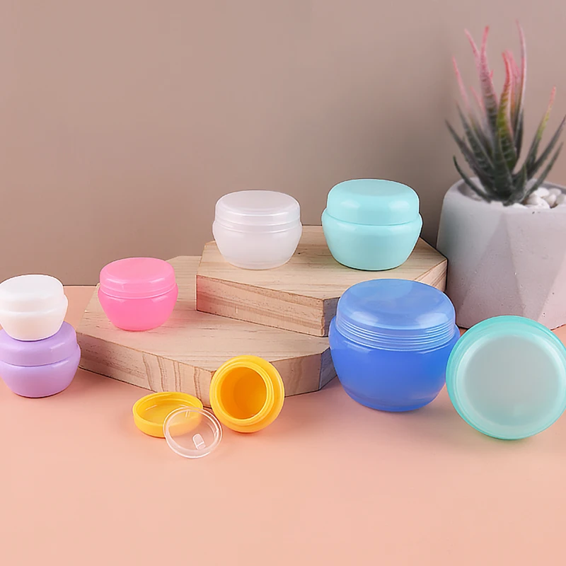 

5g 10g 20g Empty Mini Cream Jar Cosmetic Packaging Box Manufacturers Selling Face Jar Pot Eyeshadow Makeup Face Cream Container