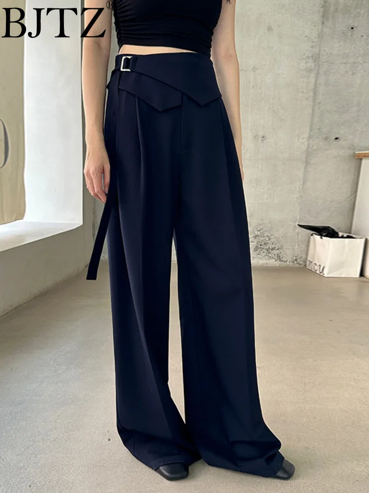 BJTZ Loose Wide Leg Casual Blazer Pants For Women 2024 Spring Autumn New Trend Versatile Straight Trousers Female HL115
BJTZ Loose Wide Leg Casual Blazer Pants For Women 2024 Spring Autumn New Trend Versatile Straight Trousers Female HL115