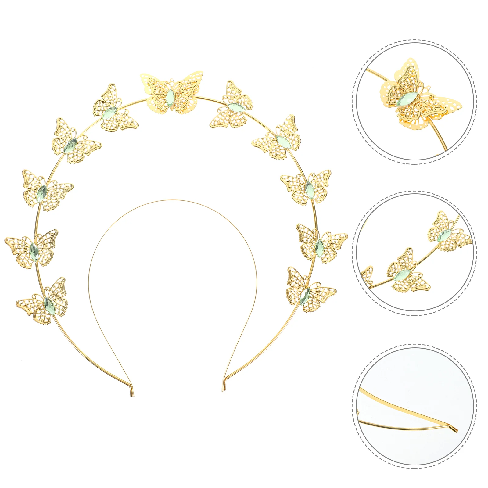 Butterfly Headband Women Crown Hair Band Butterfly Headpiece for Wedding Prom Birthday
Butterfly Headband Women Crown Hair Band Butterfly Headpiece for Wedding Prom Birthday