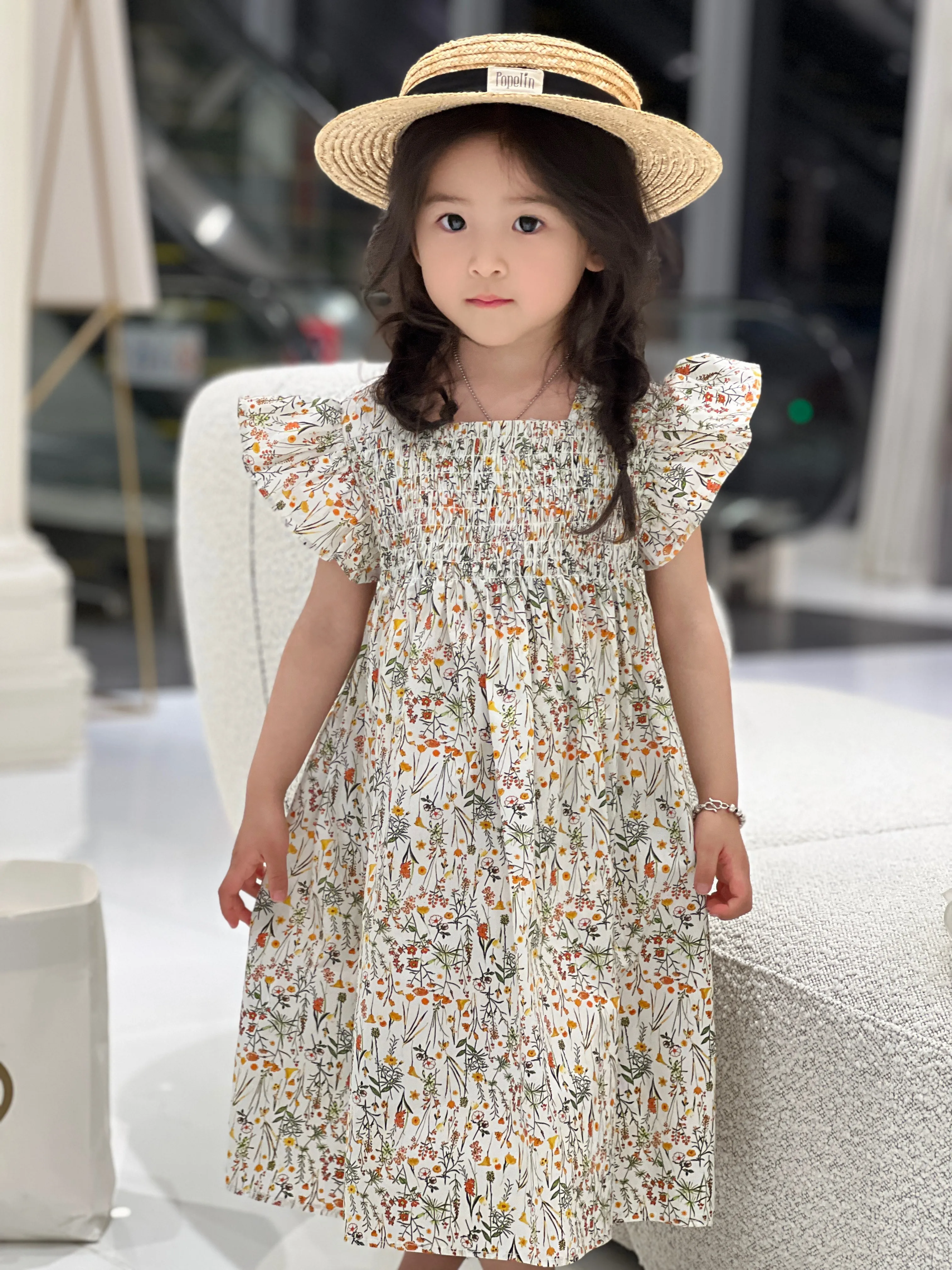 

Bp Style 24 Summer For Girls Floral Cotton Dress One Piece Lab Cici