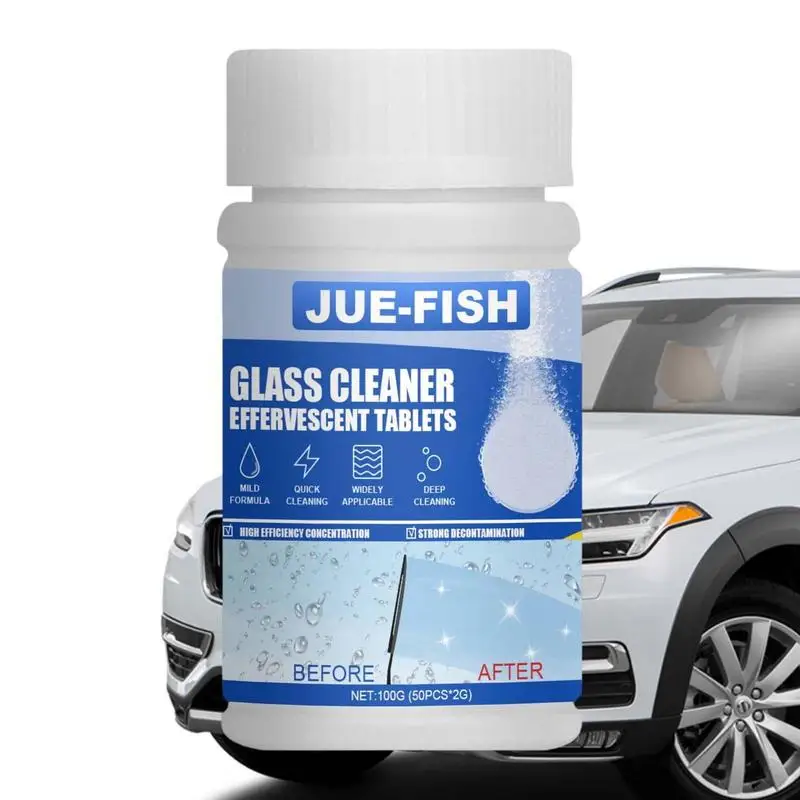 

Auto Effervescent Tablets Windshield Cleaner Windscreen Wiper Cleaning Tablets Solid Washer Universal Home Toilet Window