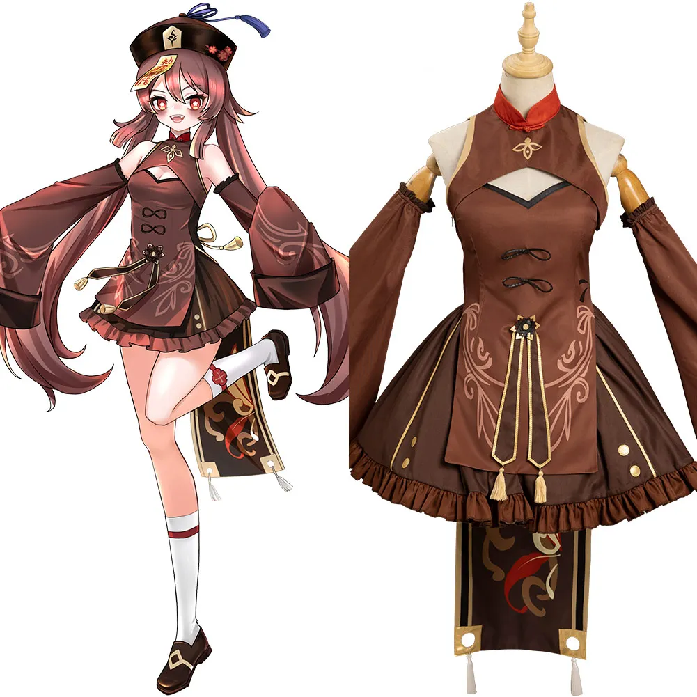 Genshin Impact Hu Tao Cosplay Costume Zombie‘s Style Dress Outfits Halloween Carnival Suit
Genshin Impact Hu Tao Cosplay Costume Zombie‘s Style Dress Outfits Halloween Carnival Suit