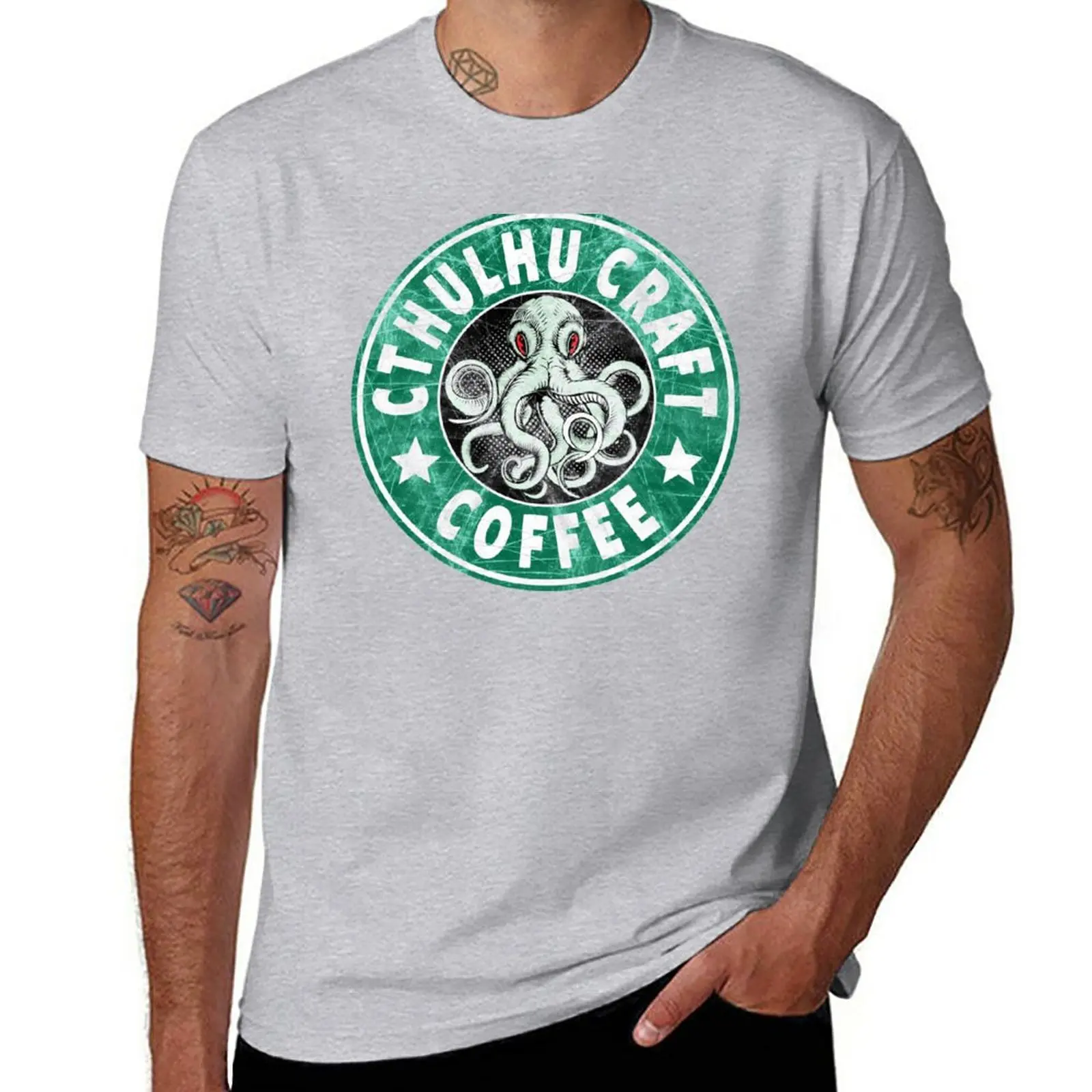 Cthulhu Craft Coffee T-Shirt tops oversizeds men clothing
Cthulhu Craft Coffee T-Shirt tops oversizeds men clothing
