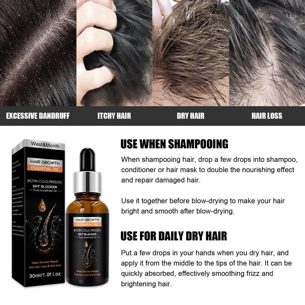 Практичное масло для роста волос, 30 мл, масло для волос без повреждений, женское средство для предотвращения облысения, масло для ухода за волосами, товары для дома
Практичное масло для роста волос, 30 мл, масло для волос без повреждений, женское средство для предотвращения облысения, масло для ухода за волосами, товары для дома