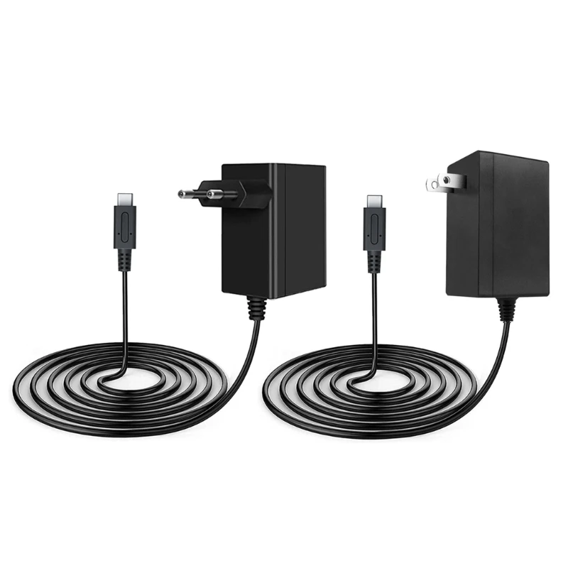15V 2.6A Adapter Replacement for NS Game Console,Wall with 5ft Type-C Cable (Support Modes)
15V 2.6A Adapter Replacement for NS Game Console,Wall with 5ft Type-C Cable (Support Modes)