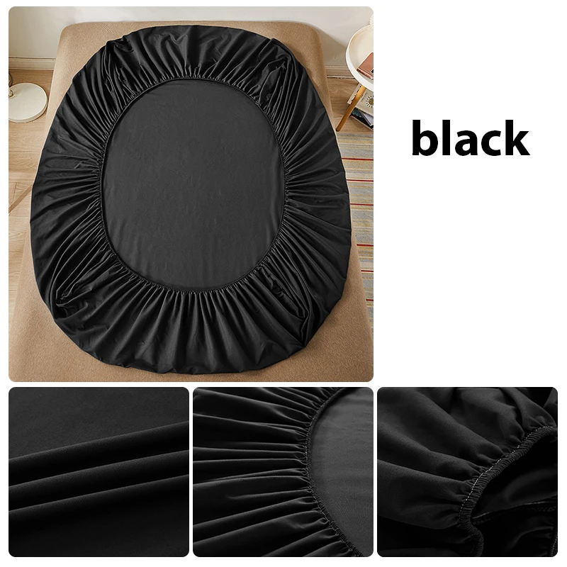 Thicken Velvet Mattress Cover Bed Sheets Pad Protector Solid Color Bed Fitted Cover Latex Mat Cover 140/150/160/180x200cm 20 Mallzona Sf964c970fe024694973209c4c42143b1q Thicken Velvet Mattress Cover Bed Sheets Pad Protector Solid Color Bed Fitted Cover Latex Mat Cover 140/150/160/180x200cm Mallzona