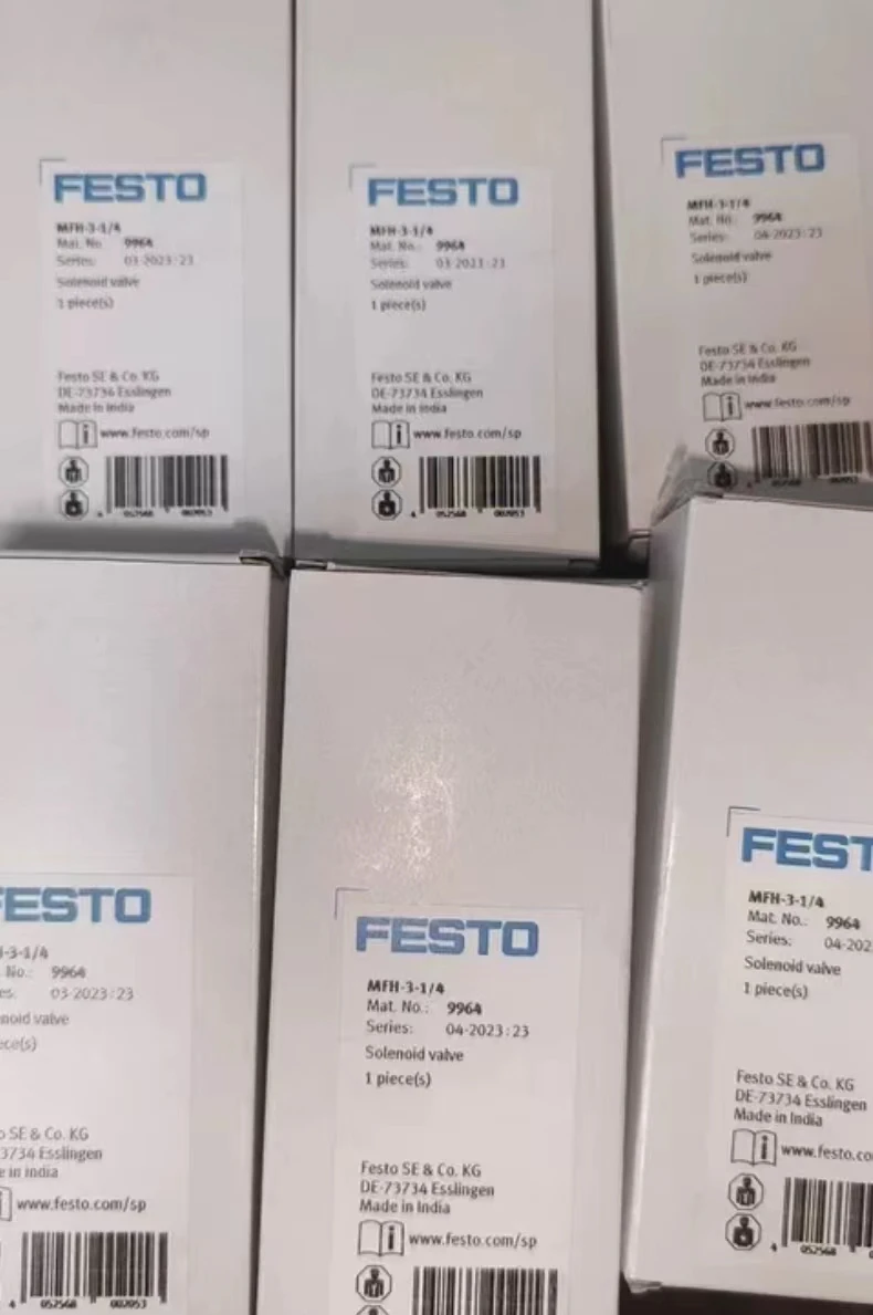 

Brand new original FESTO MFH-3-1/4 9964 Pneumatic Solenoid Valve