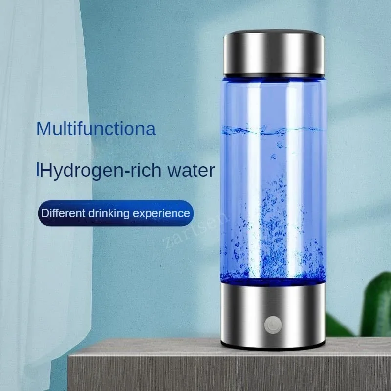 420ml Hydrogen-Rich Water Cup Electric Hydrogen Rich Water Generator Bottle Titanium Quality Filter Portable Antioxidant Lonizer
420ml Hydrogen-Rich Water Cup Electric Hydrogen Rich Water Generator Bottle Titanium Quality Filter Portable Antioxidant Lonizer