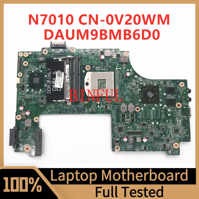 CN-0V20WM 0V20WM V20WM материнская плата для Dell Inspiron 17R N7010 материнская плата ноутбука DAUM9BMB6D0 216-0774007 1 ГБ HM57 100% рабочий
CN-0V20WM 0V20WM V20WM материнская плата для Dell Inspiron 17R N7010 материнская плата ноутбука DAUM9BMB6D0 216-0774007 1 ГБ HM57 100% рабочий