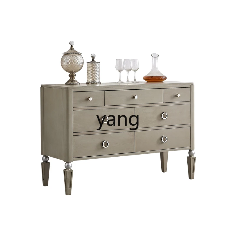 Yhl Solid Wood 7-Drawer Cabinet Storage Cabinet Bedroom Locker Side Cabinet Living Room Entrance Hallway
Yhl Solid Wood 7-Drawer Cabinet Storage Cabinet Bedroom Locker Side Cabinet Living Room Entrance Hallway