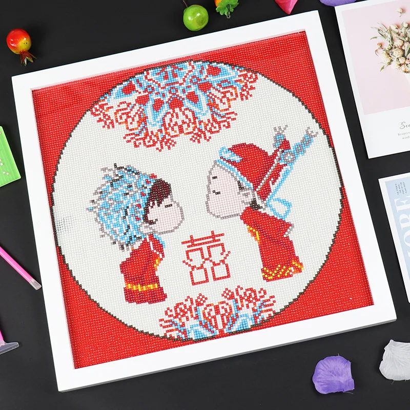 Diamond Painting Wedding New Full Diamond Chinese Wedding Diy Sticky Diamond Cross Embroidery Framed Couple Diamond Embroidery L
Diamond Painting Wedding New Full Diamond Chinese Wedding Diy Sticky Diamond Cross Embroidery Framed Couple Diamond Embroidery L