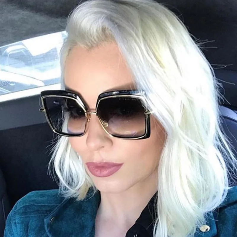 FEISHINI Brand Luxury Big Eyewear 2022 Fashion Rimless Oversized Sunglasses Women Gradient Vintage UV Protection
FEISHINI Brand Luxury Big Eyewear 2022 Fashion Rimless Oversized Sunglasses Women Gradient Vintage UV Protection