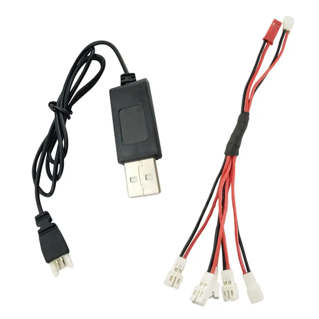 

2 to 5 Li-po Battery Charger Adapter & USB 2.0 Charging Line for RC Wltoys V911 V922 H36