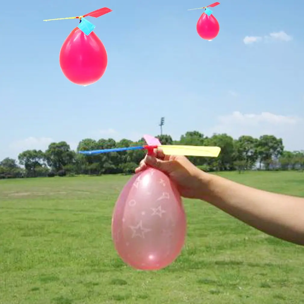 

2 шт. Забавный классический вертолет воздушный шар для взаимодействия родителей и детей Летающая игрушка игры детские развивающие игрушки