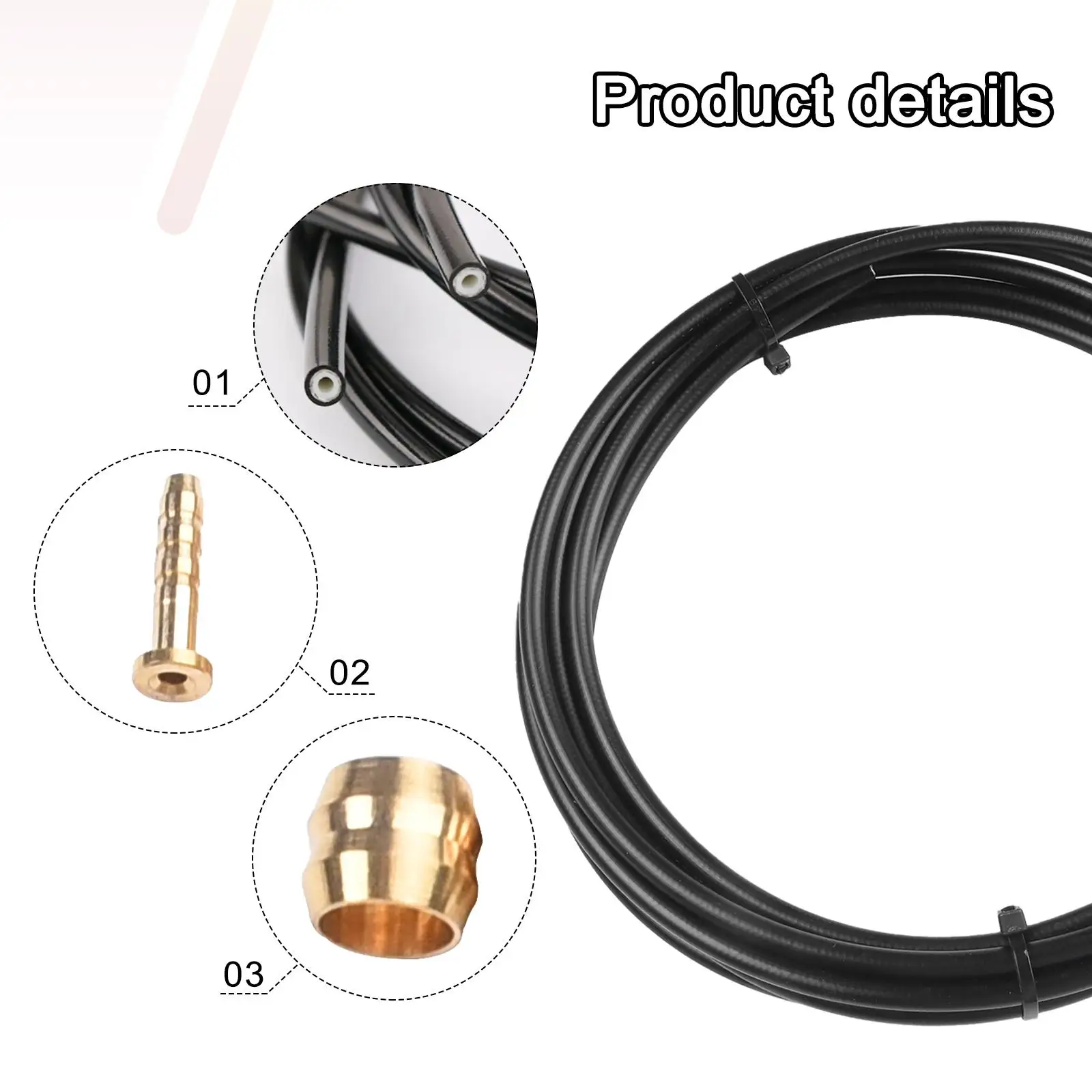 Bike Hydraulic Brake Hose SMBH59BH90 Olive and Connector Insert Set 2 5m Superior Quality for Shimano Brake Systems
Bike Hydraulic Brake Hose SMBH59BH90 Olive and Connector Insert Set 2 5m Superior Quality for Shimano Brake Systems