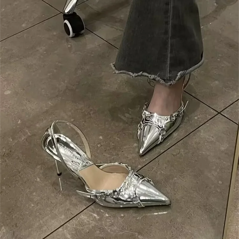 INS Sexy Women's Sandals Summer Thin Heeled Shoes For Woman Elegant High Heels Sandals Ladies Pointed Toe Shoes Casual 2023 NEW
INS Sexy Women's Sandals Summer Thin Heeled Shoes For Woman Elegant High Heels Sandals Ladies Pointed Toe Shoes Casual 2023 NEW