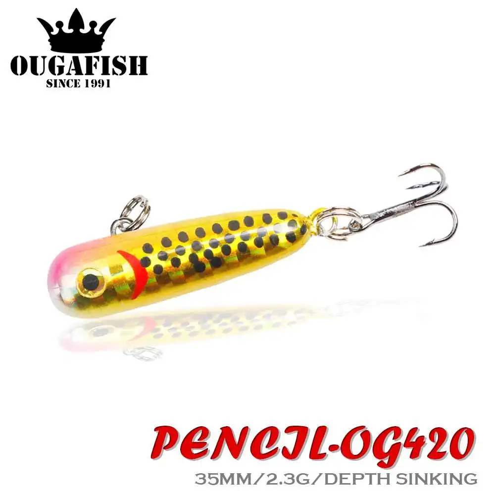 Winter Fishing Lure Pencil 35mm 2.3g Sinking Artificial Hard Bait Mini Accesorios De Pesca Trout Fish Bottom Knock Swimmer Tools
Winter Fishing Lure Pencil 35mm 2.3g Sinking Artificial Hard Bait Mini Accesorios De Pesca Trout Fish Bottom Knock Swimmer Tools