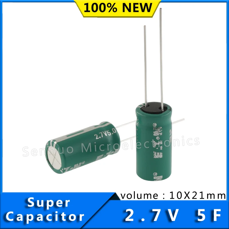 NEW 2.7V 5F HV supercapacitorsCylindrical cells HV1020-2R7505-R farah capacitance Low ESR high power density 2.7V5.0F 10x21mm 
NEW 2.7V 5F HV supercapacitorsCylindrical cells HV1020-2R7505-R farah capacitance Low ESR high power density 2.7V5.0F 10x21mm