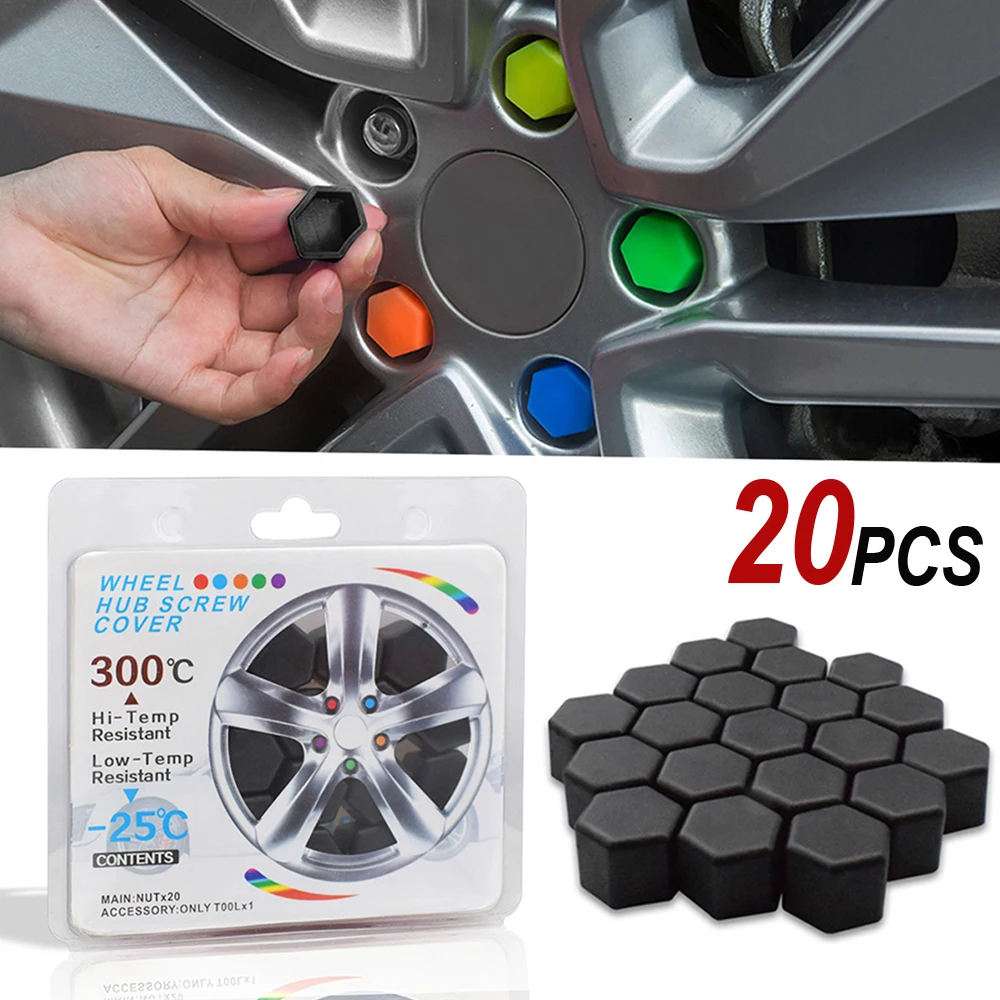 20Pcs 17 19 21mm Silicone Car Tyre Wheel Hub Covers Protection Caps Wheel Nuts Wheel Hub Screw Protector Dust Proof Bolt Cover
20Pcs 17 19 21mm Silicone Car Tyre Wheel Hub Covers Protection Caps Wheel Nuts Wheel Hub Screw Protector Dust Proof Bolt Cover