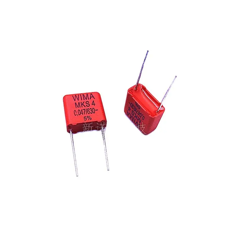 

10pcs/Germany Weimar WIMA 473 630V 0.047UF 630V 47nF MKS4 Pin Distance 10 Audio Capacitor