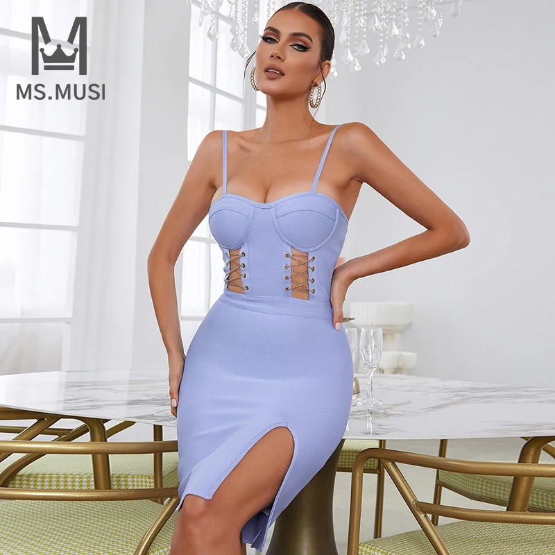 MSMUSI 2022 New Fashion Women Sexy Strap Hollow Out Chain Sleeveless Bodycon Backless Slit Party Bandage Midi Dress Vestidos 
MSMUSI 2022 New Fashion Women Sexy Strap Hollow Out Chain Sleeveless Bodycon Backless Slit Party Bandage Midi Dress Vestidos