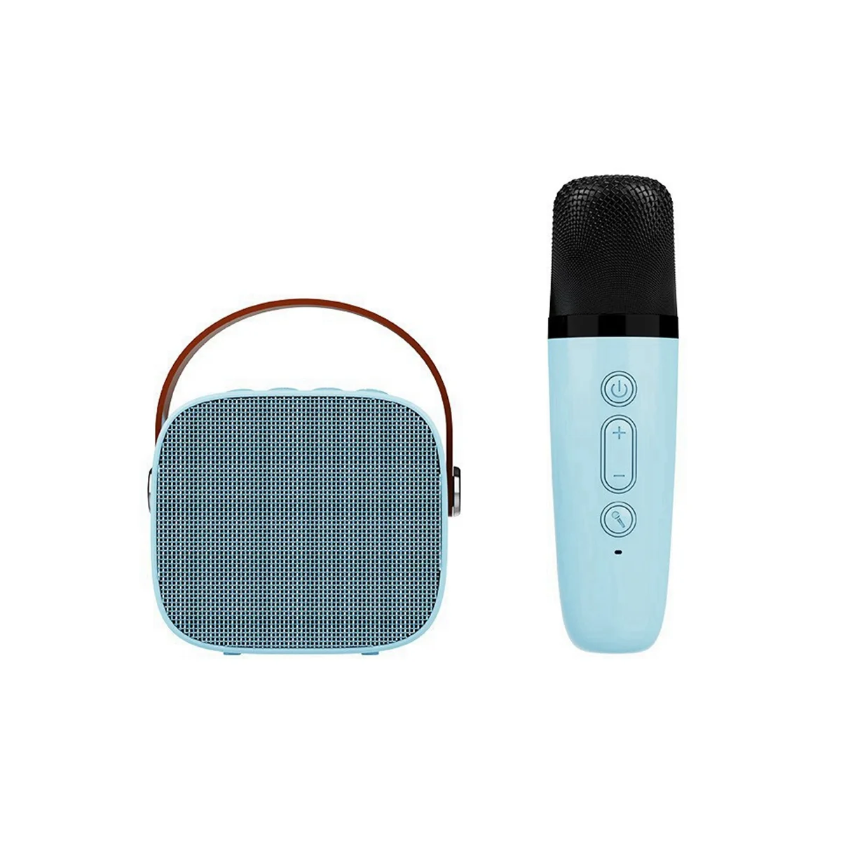 Bluetooth-динамик с микрофоном-с беспроводным микрофоном-портативный караоке-динамик (синий)
Bluetooth-динамик с микрофоном-с беспроводным микрофоном-портативный караоке-динамик (синий)