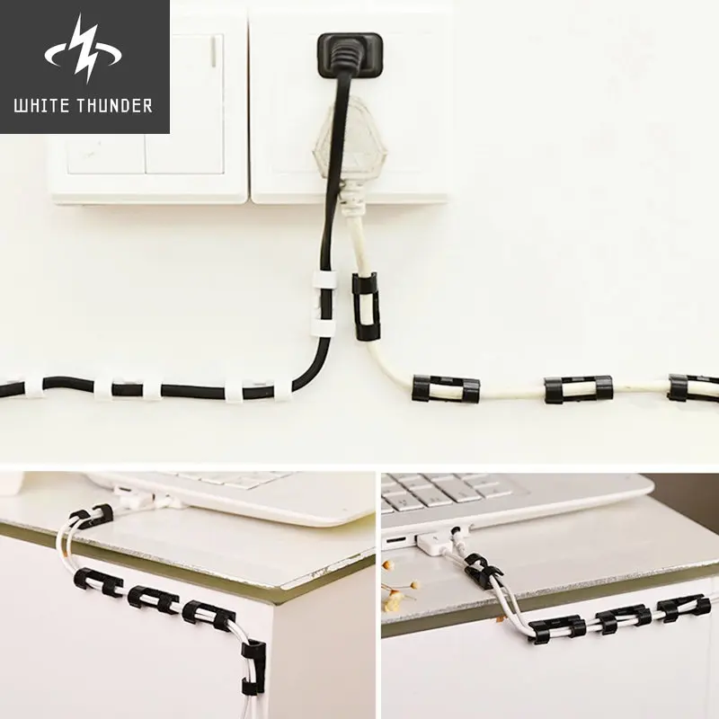 20pcs/bag Cord Winder Home Office Organizer Wire Fixing Clamp Storage Charger Cable Holder Clips Desk Set Supplies
20pcs/bag Cord Winder Home Office Organizer Wire Fixing Clamp Storage Charger Cable Holder Clips Desk Set Supplies