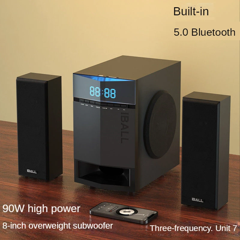 Desktop Computer Stereo Overweight Subwoofer TV Bluetooth High Volume Speaker Home K Song
Desktop Computer Stereo Overweight Subwoofer TV Bluetooth High Volume Speaker Home K Song
