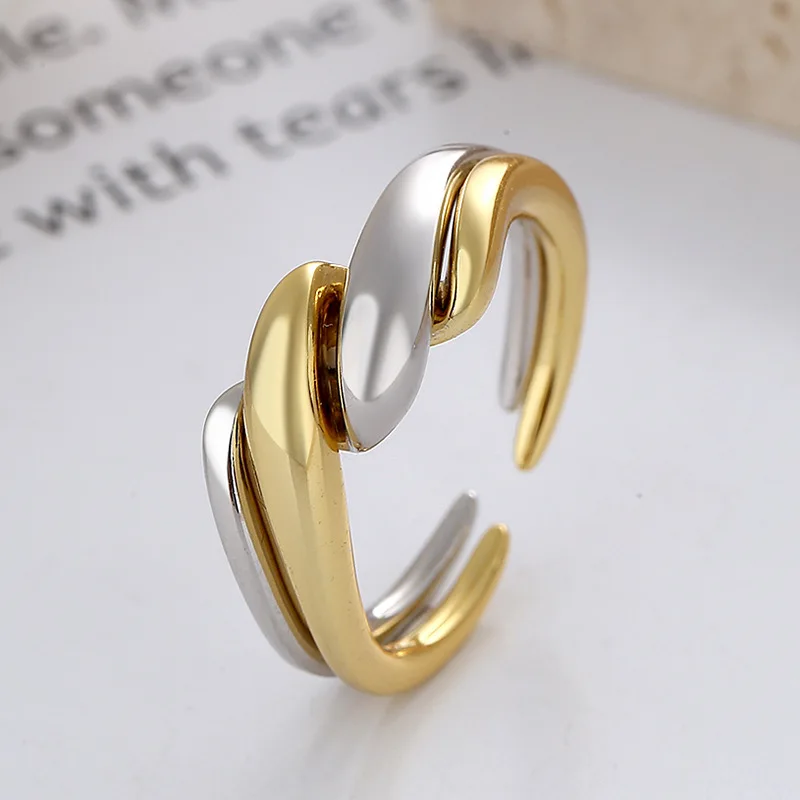 Light Color Matching Coarse Twist Twisting, Geometric Opening Ring Luxury Wind Ins Contracted Style Act The Role Ofing Is Tasted
Light Color Matching Coarse Twist Twisting, Geometric Opening Ring Luxury Wind Ins Contracted Style Act The Role Ofing Is Tasted