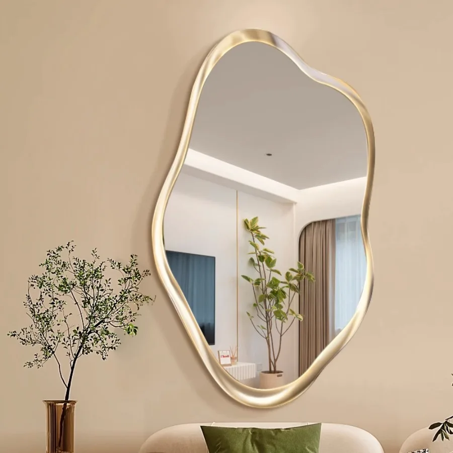 Aesthetic Mirror Wall Decor Lace Makeup Women Gold Vintage Mirror Sheet Bathroom Girls Living Room Nordic Espejos Decor Decor 
Aesthetic Mirror Wall Decor Lace Makeup Women Gold Vintage Mirror Sheet Bathroom Girls Living Room Nordic Espejos Decor Decor