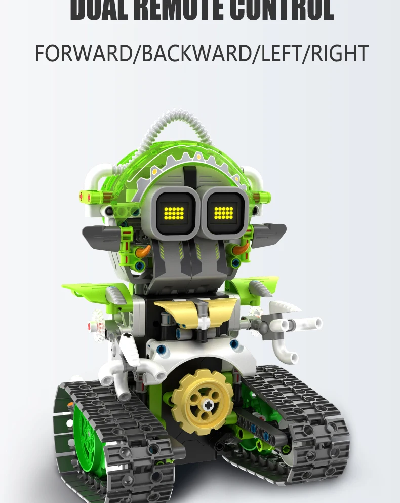 573pcs 3 in 1 Remote Control Programming Electric Snail/Bulldozer/Robot Building Blocks Kits Kids STEM Educational Toy Boys Gift 573pcs 3 in 1 Remote Control Programming Electric Snail/Bulldozer/Robot Building Blocks Kits Kids STEM Educational Toy Boys Gift