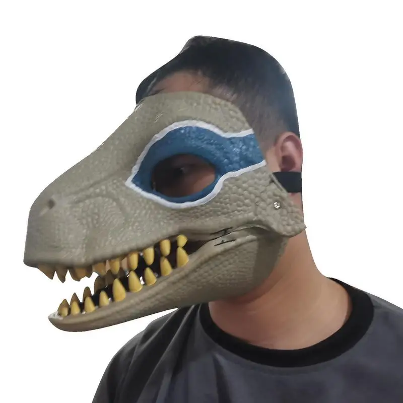 Halloween Latex Dinosaur Face Cover Durable Cosplay Prop Horror Headmask With Moving Jaw For Adult Halloween Accessories
Halloween Latex Dinosaur Face Cover Durable Cosplay Prop Horror Headmask With Moving Jaw For Adult Halloween Accessories