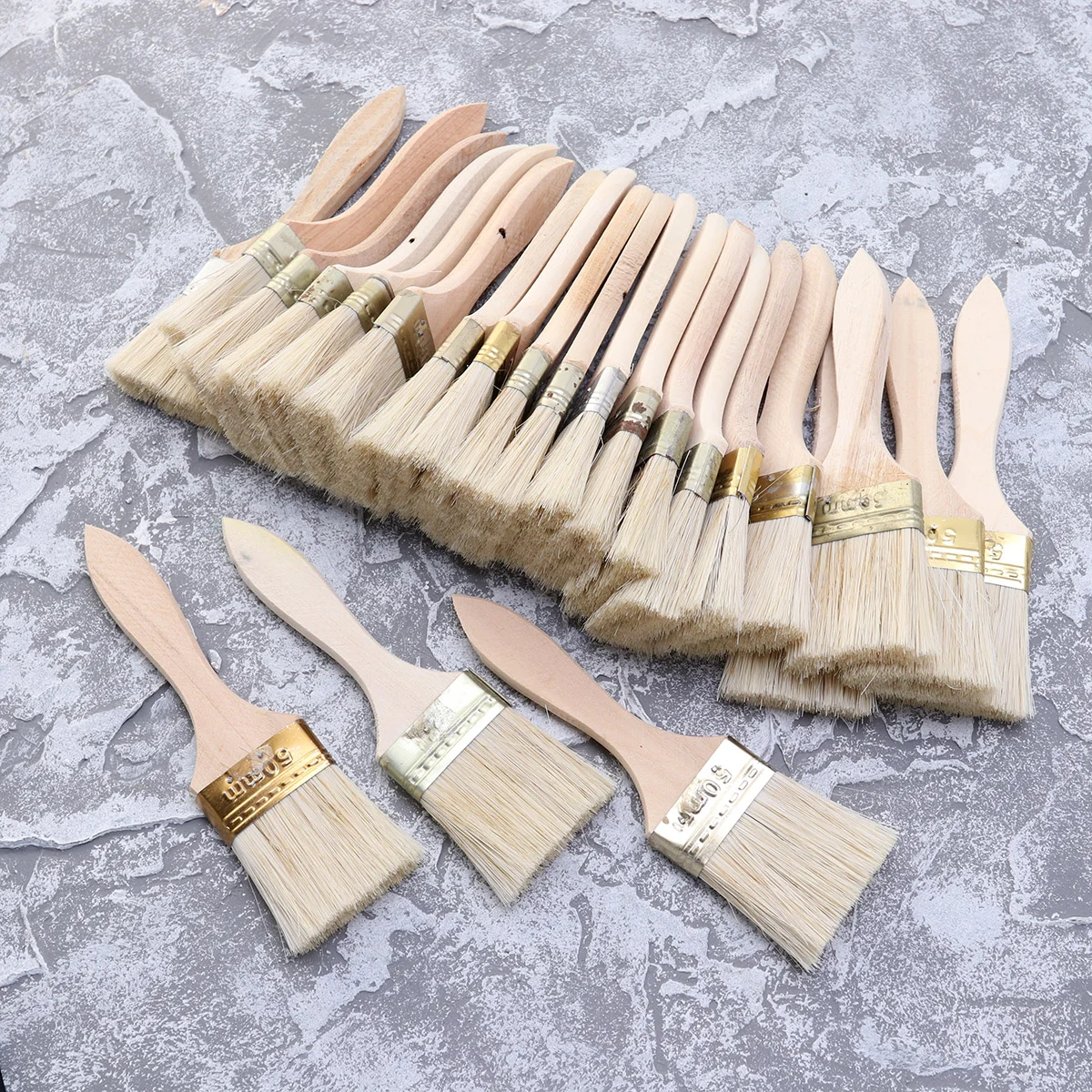 Paint Brushes Durable Wooden Handle Bristle Premium Painting Tool Brush for Furniture Home Wall Painting
Paint Brushes Durable Wooden Handle Bristle Premium Painting Tool Brush for Furniture Home Wall Painting