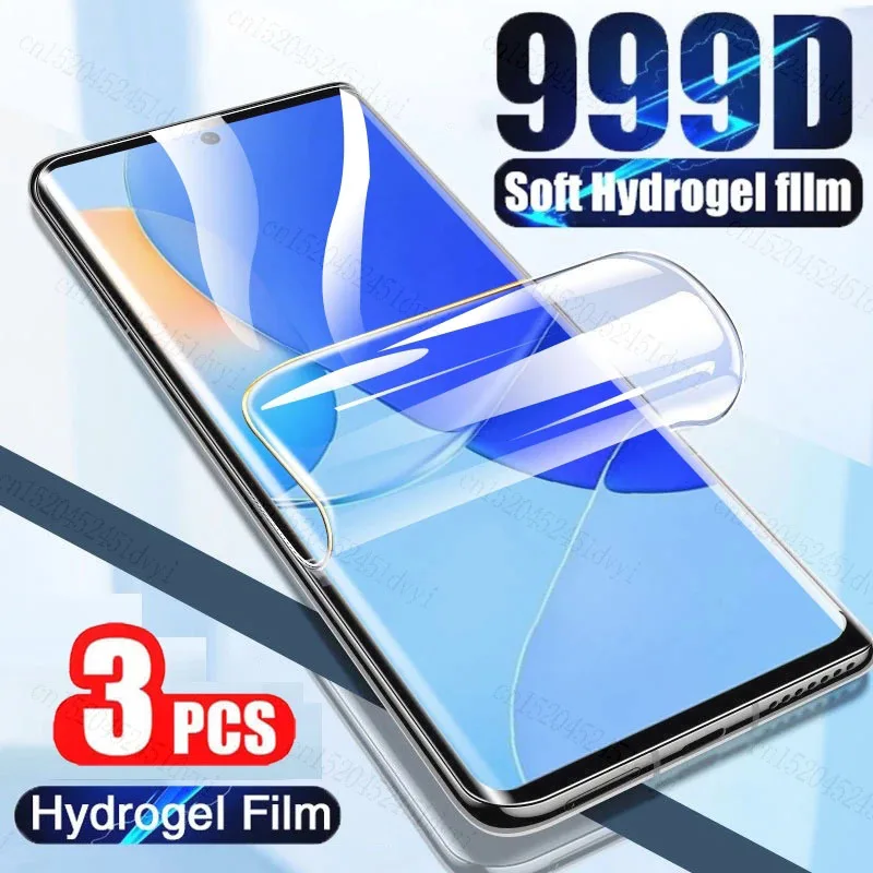 

3PCS Hydrogel Film For Huawei Nova 11 11i 10z 9 8i 10 SE Youth Y71 Y91 Y60 Y61 Y70 Plus Y90 P50 Mate 50 Screen Protector Film