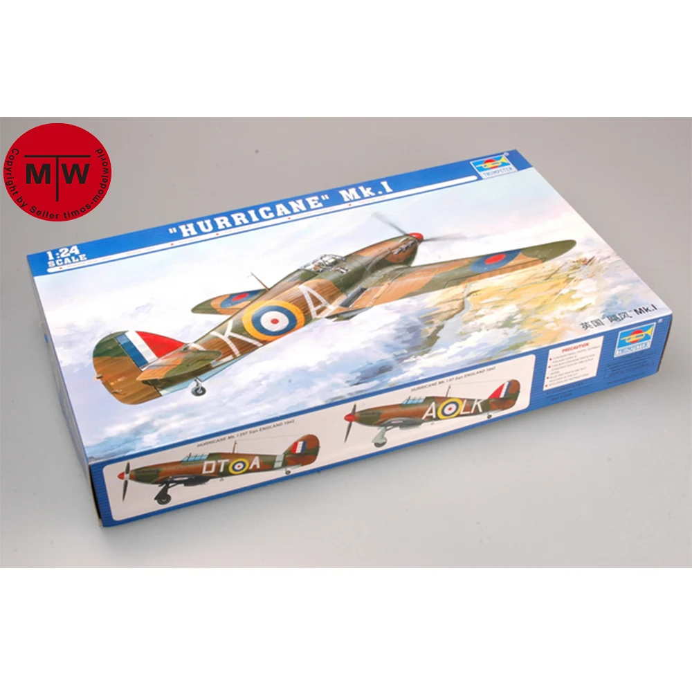 Trumpeter 02414 1/24 Scale Hurricane Mk.I Military Plastic Assembly Model Kits 
Trumpeter 02414 1/24 Scale Hurricane Mk.I Military Plastic Assembly Model Kits