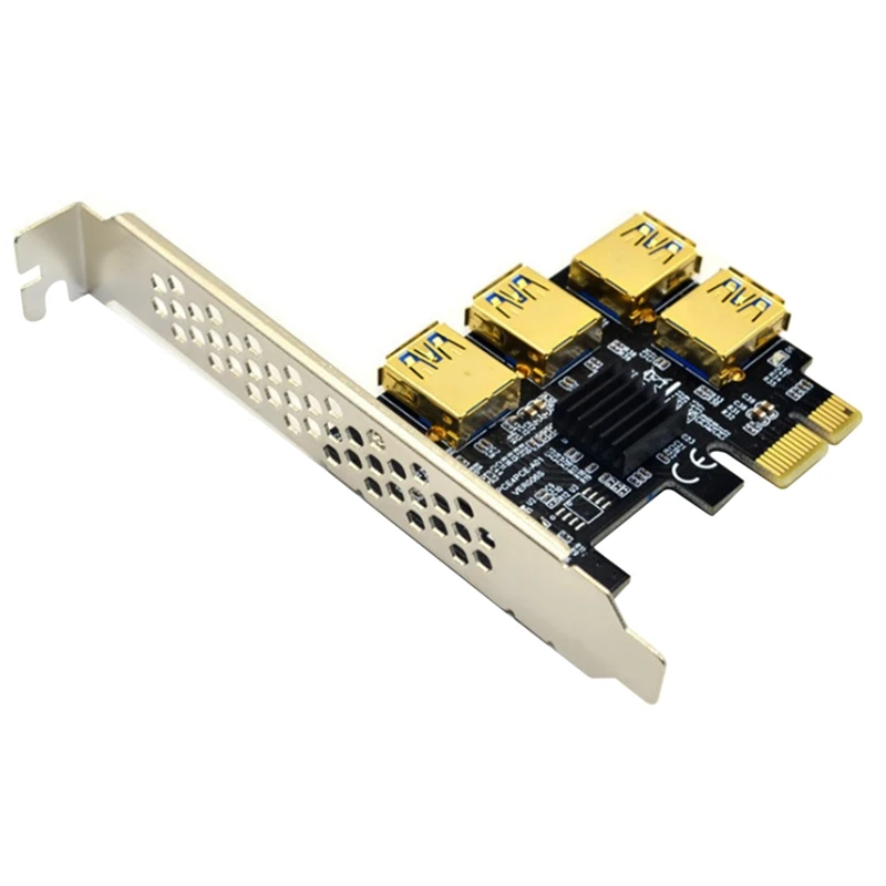 PCI-E 1-4 PCI-E адаптер карты PCI-E к слоту PCI-E, USB3.0 графическая карта расширения, используемая для майнинга биткоинов BTC
PCI-E 1-4 PCI-E адаптер карты PCI-E к слоту PCI-E, USB3.0 графическая карта расширения, используемая для майнинга биткоинов BTC