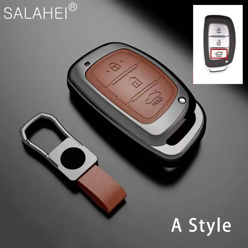 

For Hyundai Tucson Sonata Fe Creta ix25 ix35 ix45 i10 i20 i30 i40 Verna Solaris Mistra Elantra Accent Car Key Case Cover Shell