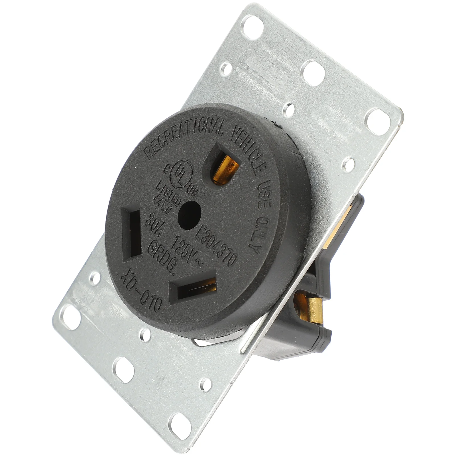 30 Amp Plug Power Receptacle Flush Mounting for Travel Trailers Rv Outlet Straight Blade Replacement
30 Amp Plug Power Receptacle Flush Mounting for Travel Trailers Rv Outlet Straight Blade Replacement