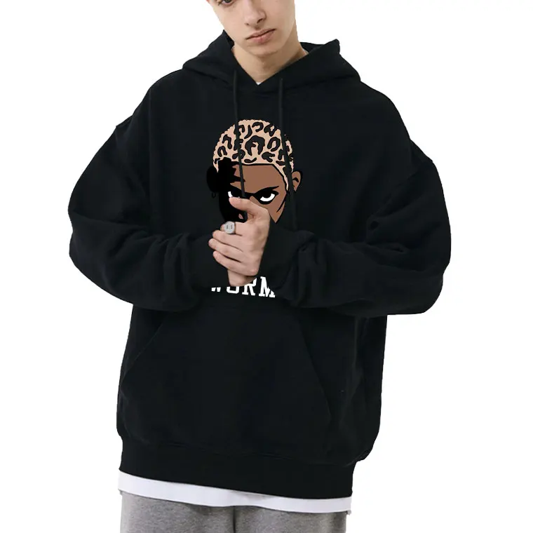 The Worm Dennis Rodman Graphic Hoodie Basketball Boys Sweatshirt Men Women Hip Hop Fleece Cotton Hoodies Male Retro Streetwear
The Worm Dennis Rodman Graphic Hoodie Basketball Boys Sweatshirt Men Women Hip Hop Fleece Cotton Hoodies Male Retro Streetwear