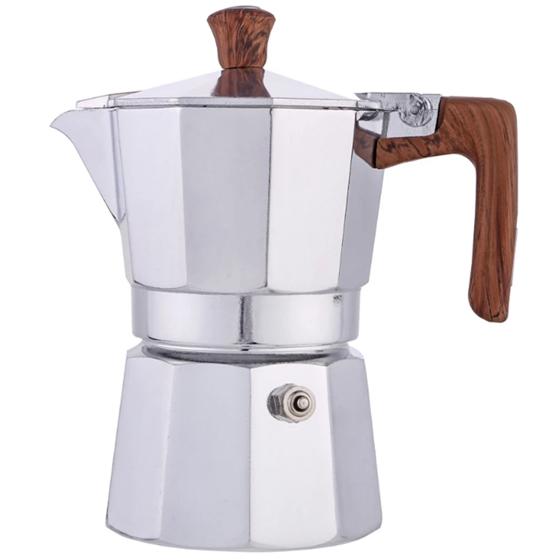 Кофеварка Moka с одним клапаном, кофейник ручной работы в классическом итальянском стиле
Кофеварка Moka с одним клапаном, кофейник ручной работы в классическом итальянском стиле