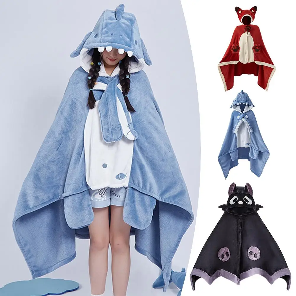 Kawaii Мультфильм летучая мышь Y2k плюшевая Пижама Аниме плащ одежда для сна костюм Хэллоуин плащ для взрослых зимняя Пижама Женское одеяло O3o7
Kawaii Мультфильм летучая мышь Y2k плюшевая Пижама Аниме плащ одежда для сна костюм Хэллоуин плащ для взрослых зимняя Пижама Женское одеяло O3o7