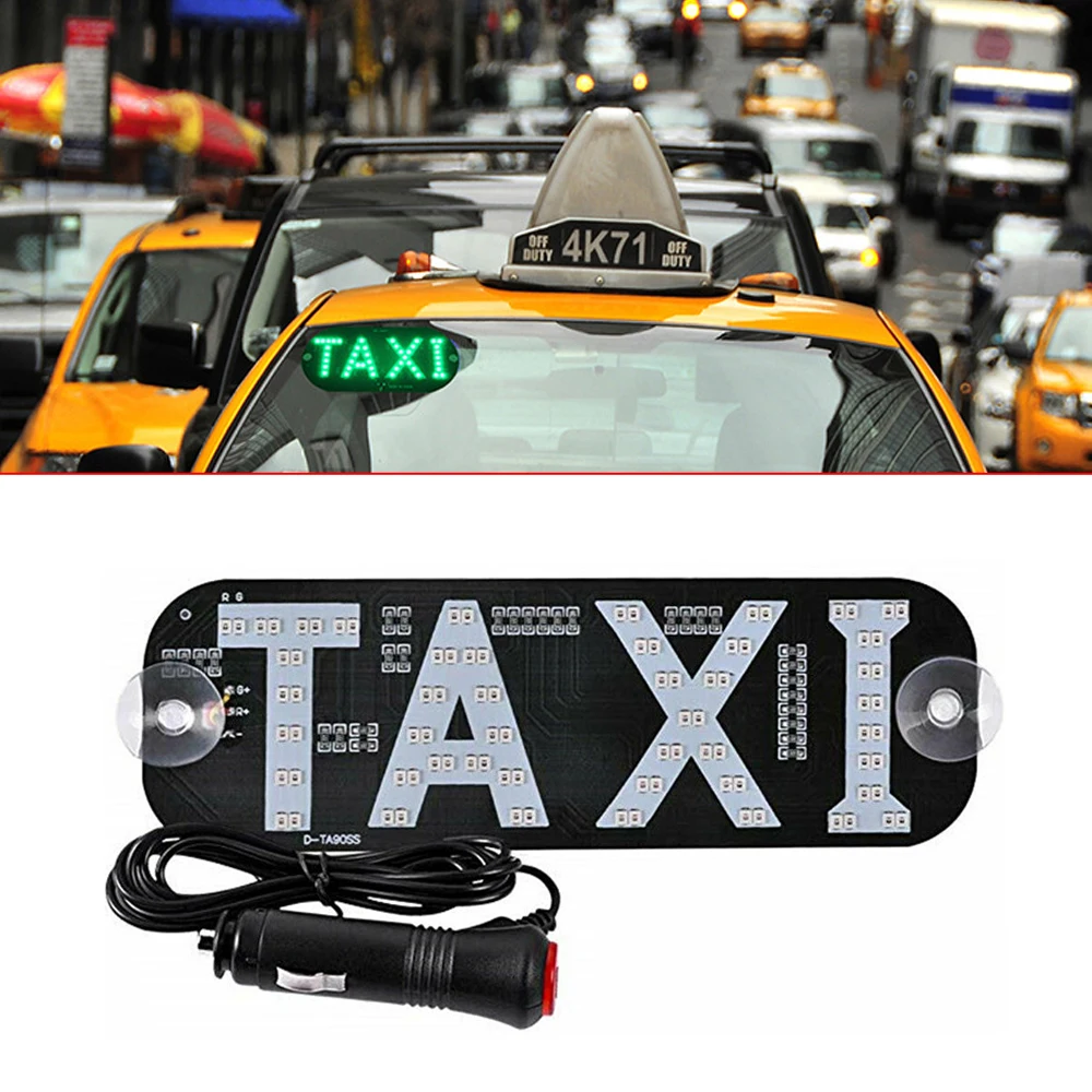 LED Taxi Roof Sign Light 12V Vehicle Inside Windscreen Lamp Red & Green NewTT-IT Interior Parts Car Decoration Accessories
LED Taxi Roof Sign Light 12V Vehicle Inside Windscreen Lamp Red & Green NewTT-IT Interior Parts Car Decoration Accessories