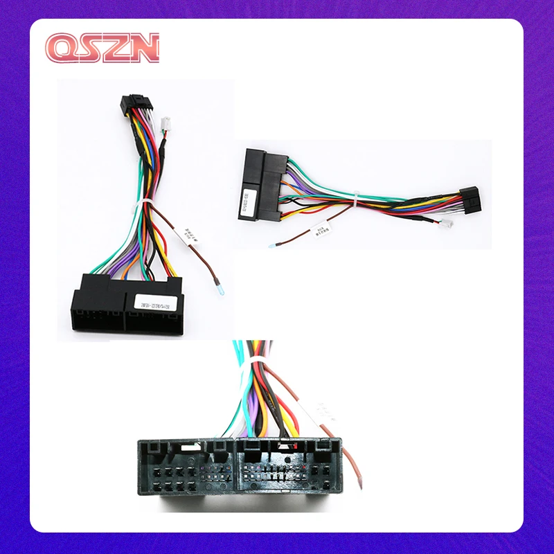 QSZN Car Head Unit Stereo Wire Harness Kits Compatible For KIA Carens Android Solution Interface RCA USB Audio And Video Cable
QSZN Car Head Unit Stereo Wire Harness Kits Compatible For KIA Carens Android Solution Interface RCA USB Audio And Video Cable