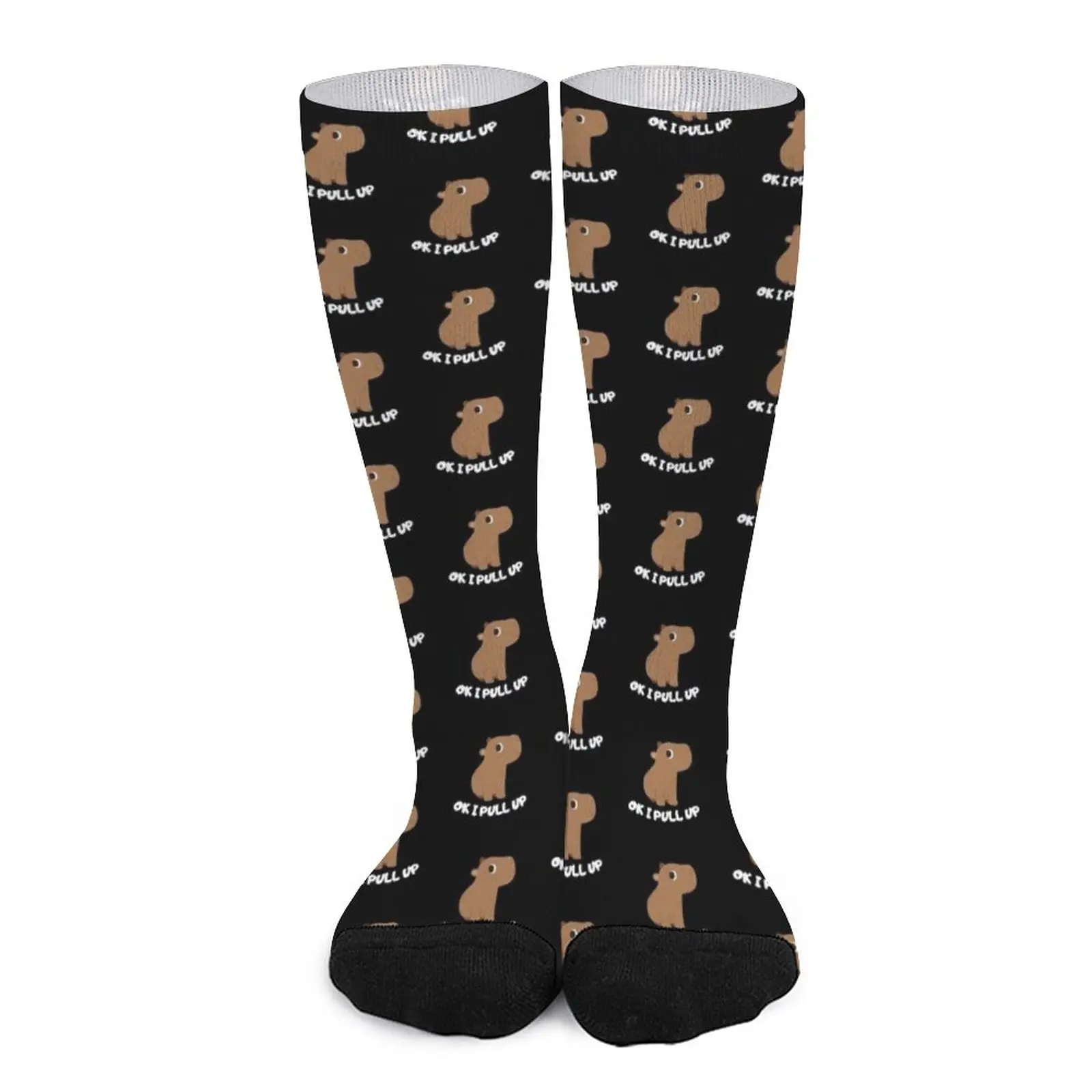 

Baby Capybara - Ok I Pull Up Socks sports stockings man Socks Women Thermal socks man winter custom socks