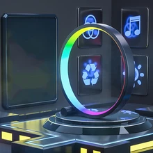 LED Ring Night Light RGB Remote Control Bedroom Table Desktop Lamp Colorful Bedside Atmosphere Lighting Fixture Home Party Decor
LED Ring Night Light RGB Remote Control Bedroom Table Desktop Lamp Colorful Bedside Atmosphere Lighting Fixture Home Party Decor
